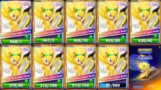Extreme Gear Super Sonic Upgrade | Level 1 to Level 9 🔥 Sonic Dash (android, ios) Gameplay