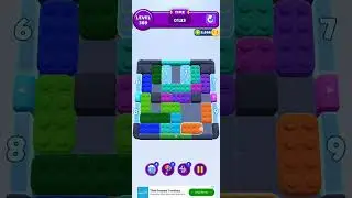 Color Block Jam level 389 #gaming #games #colorblockjam #relaxtime