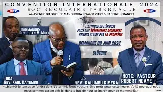 🇫🇷RST CI24 EMRCP ✝️ DIM 09 JUIN 2024 - Rév. Jean-Marie MUYA, Karl KATEMBO & Colard KALUMBU KISEKA