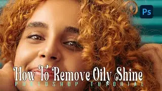 How to remove oily shine from skin in photoshop #easyphotoshop #photoshoptoturial