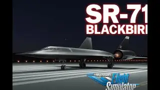 This SR-71 in MSFS Looks Insane at Night