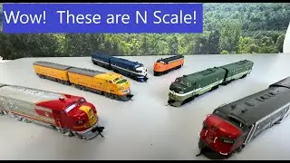 The new Paragon4 N scale F3's and F7's are awesome!