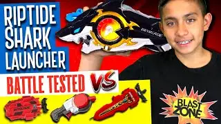 Beyblade | Riptide Blast Shark Launcher | Beyblade Burst Turbo Test