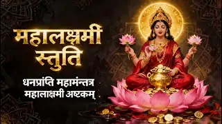 Mahalaxmi Ashtakam | महालक्ष्मी अष्टकम |  Powerful Lakshmi Mantra for Money and Prosperity
