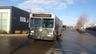 C Tran At Vancouver Mall, Featuring Gillig Phantoms And Vine Buses
