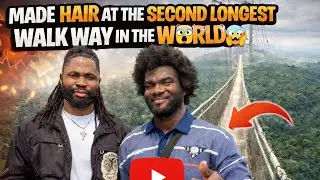We Made Hair on the SECOND LONGEST WALKWAY in the World 😳🔥 @Dreadlockpalace 
