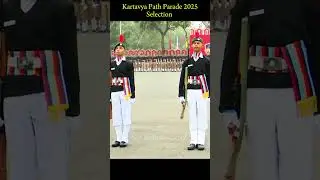 kartavya Path Parade selection #ncc #cadets #rdc2025 #kartavyapath #republicdayparade #shorts