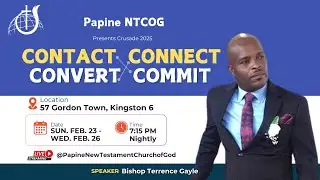 Crusade 2025 | Contact, Connect, Convert, Commit || Bishop Terrence Gayle | Night 4