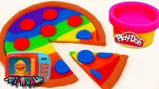 [Learn] Robocar Poli and Super Wings plane and car toys oven and slide play and Learn Colors