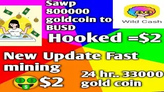 #Hooked Token Swap 800000 Wild Cash Hooked mining apphooked protocol wildcash app review