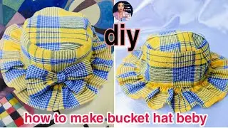 Diy baby hat  beautiful ❤️ lovely baby hat sewing project Esey✂️#sweing#diy