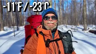 Зимний поход с рюкзаком в одиночку при температуре -11&deg;F | Система троп Саскуэханнок (STS)