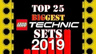 Лучшие 25 самых больших комплектов Lego TECHNIC 2019