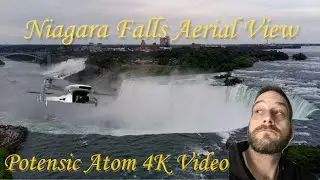 The Incredible Moment When a Drone Flew Over Niagara Falls with Music