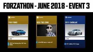 #Forzathon June 2018 - Event 3 - Forza Motorsport 7