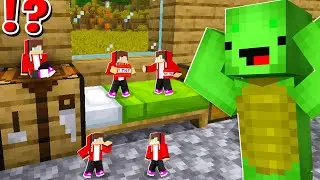 How JJ Became SUPER TINY to HIDE and SEEK from Mikey? - Minecraft (Maizen)