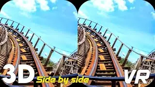 3D SBS Scary Roller Coaster | Virtual reality (VR) Roller Coaster