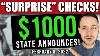 ($1000 &lsquo;SURPRISE&rsquo; CHECKS ANNOUNCED!) STIMULUS CHECK UPDATE & BUILD BACK BETTER 02/08/2022