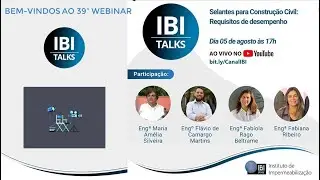 IBI Talks #39 - Selantes para Construção Civil