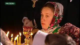 Вечернее Рождественское богослужение в Киево-Печерской Лавре  6 января 2018 года