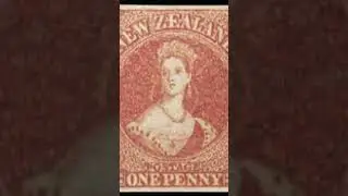 Rare Classic Stamp: The 1855 New Zealand 1d #rarestamps #history