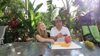 Our First Mango of 2021 - Cogshall - Sarasota, Florida Mango Tasting