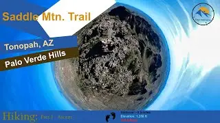 Hiking | Saddle Mountain Trail | Tonopah AZ | Part 1 - Ascent Attempt ~2 👢🌄🐝