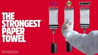 Strength vs. Others Demo :06s | Brawny&reg; 3-Ply Paper Towels