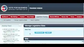Legislative Tracking
