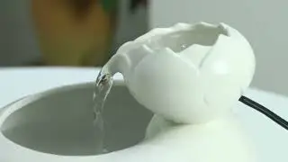 Ceramic Cat Drinking Water Fountain