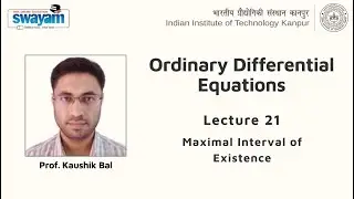 Lecture 21 : Maximal Interval of Existence