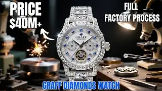 Inside the GRAFF DIAMONDS FASCINATION Factory: From Solid Diamond to $40 Million Watch(Full Process)