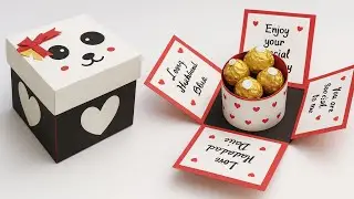 🥰Beautiful 🥰Chocolate Gift Box Making Idea. Birthday Gift Idea For Best Friend. DIY Paper Gift Box.