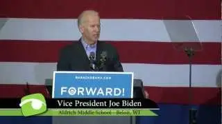 Vice President Biden Visits Beloit,WI