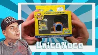 #014 Spongebob Schwammkopf mit Gary & Ananas-Haus Unboxing (Funko Bitty Pop)