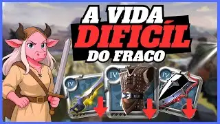 A TRISTE REALIDADE DO PLAYER COM POUCO IP 😔/ ALBION ONLINE