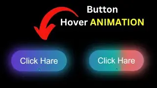 CSS Glow Effect Button Hover Animation | Stylish Gradient Button Design