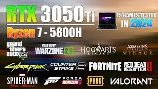 RTX 3050 Ti Laptop in 2024 - Test in 15 Games