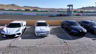 EPIC Track Day Battles | Willow Springs Big Willow | Extreme Speed Track Events [Aerial Cinema]