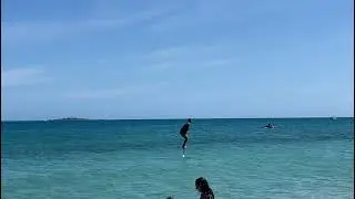 Beachstart parawinging!