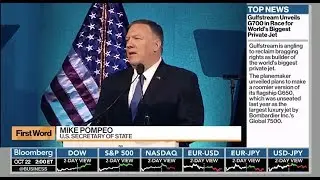 Bloomberg News Covers Sec. Pompeo's Address to Heritage