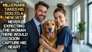 Millionaire Takes His Dog To A New Vet, Never Expecting The Woman There Would Soon Capture His Heart