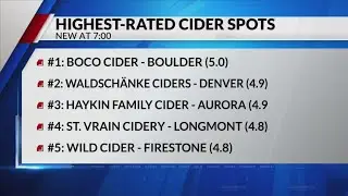 Top spots to drink local hard cider around Denver