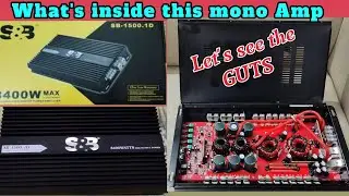 Let's see the Internal components of S&B mono amplifier // s&b mono amplifier, guts close up