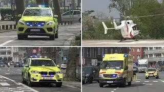 Einsatzfahrten Rettungsdienst Lüttich am Krankenhaus
