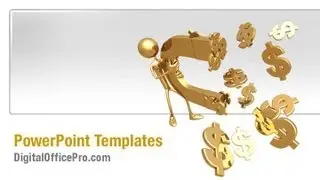 Earn Money PowerPoint Template Backgrounds - DigitalOfficePro #00103W