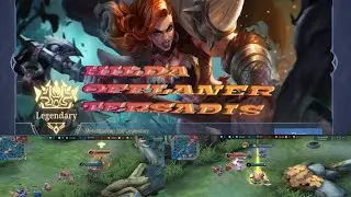 Offlaner tersadis|Hilda offlaner ter epic,turet lawan auto rata