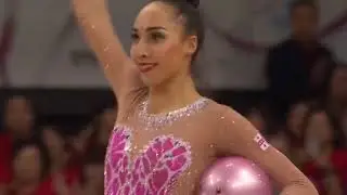 Salome Pazhava Ball Music and Performance 2015 World Championships All Around