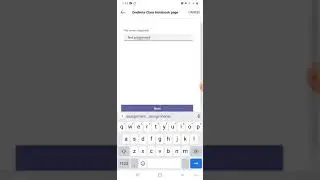 Creating a link on Microsoft OneNote to Microsoft Teams assignments on mobile device