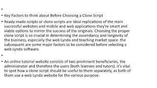 Lynda Learning Clone | Ready-Made Clone Scripts